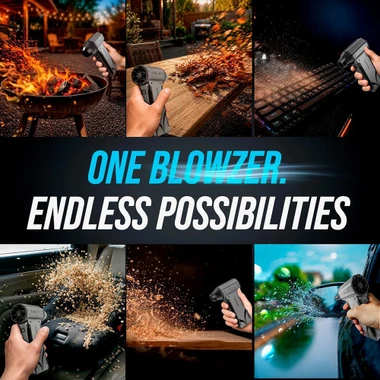 BLOWZER X6 by Sabrent – High-Power Handheld Air Duster for Quick Shop Cleanup | Powerful Airflow, Endless Possibilities