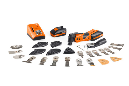 FEIN 71293461090 MultiMaster AMM700 Max Top Set, Cordless Oscillating Multi-Tool