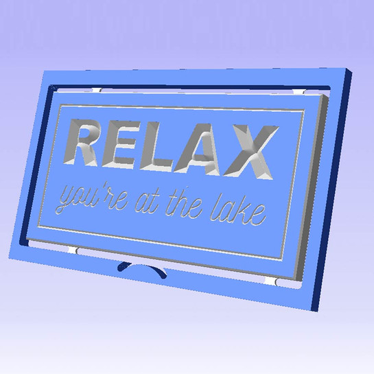 CNC Relax Sign Plans