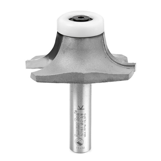 Amana Tool 57161 Carbide Tipped Wilsonart SSV Bowl Solid Surface 2-3/8 D x 7/8 CH x 12 Deg Angle x 1/2 Inch SHK Router Bit