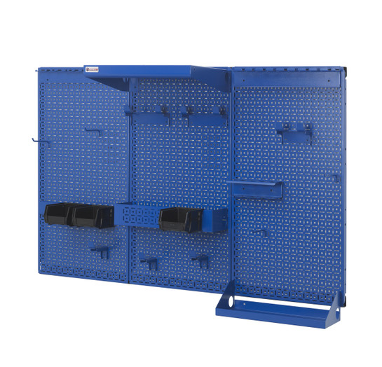 OmniWall 3 Panel OmniWall Kit- Panel Color: Blue Accessory Color: Blue