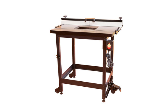 SawStop Standalone Cast Iron Router Table - Power Switch in Stand (Included in box: RT-F32,  RT-STF, RT-C32)