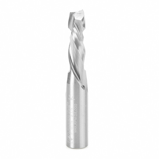 Amana Tool 46178 CNC Solid Carbide Compression Spiral 3/8 D x 1 CH x 1/2 SHK x 3 Inch Long Router Bit