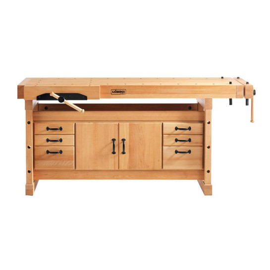Sjobergs elite workbench 2000 with cabinet sm04 Clearance