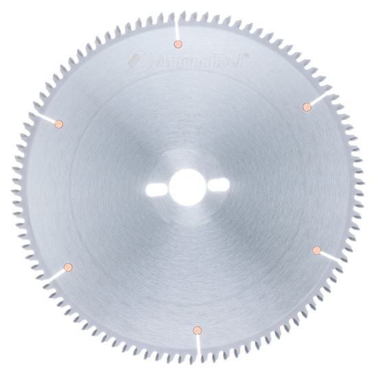 Amana Tool MB1296-30 Carbide Tipped Double-Face Melamine 12 Inch D x 96T H-ATB, -6 Deg, 30MM Bore, Circular Saw Blade