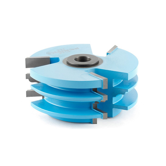 Amana Tool 934 Carbide Tipped 3-Wing Reversible Stile & Rail Ogee 1/8 R x 3-1/2 D x 1-1/2 CH x 1/2 & 3/4 Bore Shaper Cutter