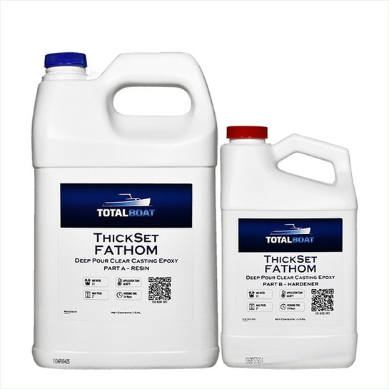 TotalBoat 520794 Thickset Fathom Deep Pour Clear Casting Epoxy, 1.5 GL System