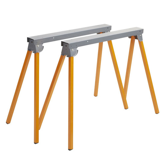 Bora PM-3300T Steel Heavy-Duty Folder Sawhorse (2 Pack)