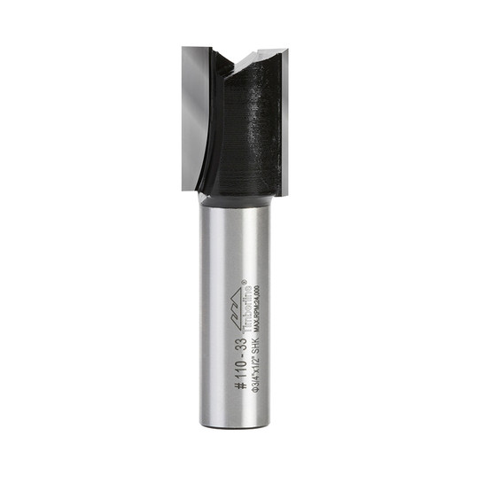 Timberline 110-33 Carbide Tipped Straight Plunge 3/4 D x 1 Inch CH x 1/2 SHK Router Bit
