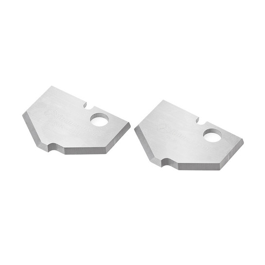Amana Tool RCK-486 Par de facas de substituição de pastilhas de metal duro para MDF e madeira para painel elevado para RC-2486