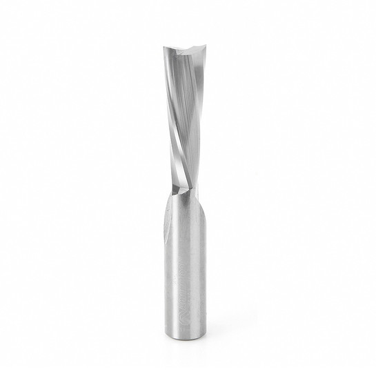 Amana Tool 46363 CNC Solid Carbide Spiral Plunge for Solid Wood 1/2 D x 1-5/8 CH x 1/2 SHK x 3-1/2 Inch Long Down-Cut Router Bit