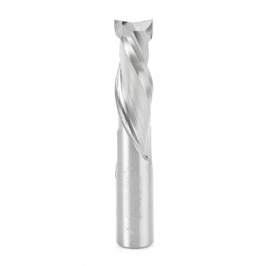 Amana Tool 46354 CNC SC Mortise Compression Spiral 1/2 D x 1-1/4 CH x 1/2 SHK x 3 Inch Long 2 Flute Router Bit