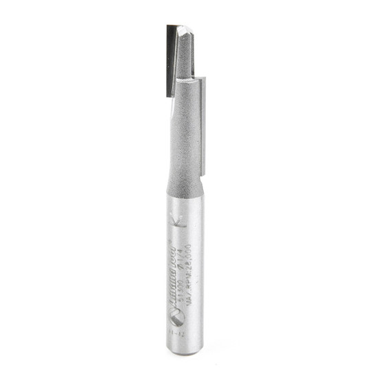 Amana Tool 51300 Carbide Tipped Stagger Tooth Plunge 1/4 D x 1 Inch CH x 1/4 SHK Router Bit