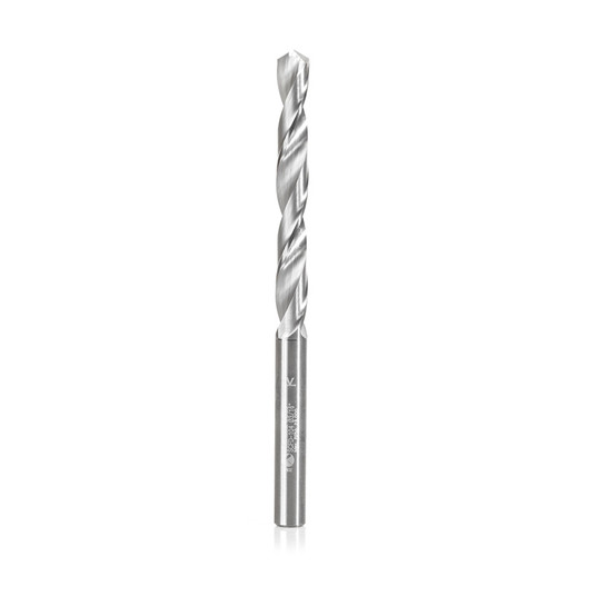 Amana Tool SCFD-104 Solid Sub Micrograin Carbide 4 Facet Point 118 Deg x 3/16 Dia x 1-5/8 Cut Length x 3/16 Shank x 2-3/4 Inch Long Jobber Length Fractional Drill