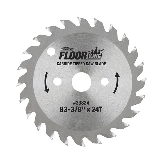 Floor King 33824 Comparable to Crain 787, 3-3/8 D x 24 Teeth x 1/2 Beveled Bore x ATB Grind Designed for 775, 785 & 795 Toe-Kick Saws, Carbide Tipped Saw Blade