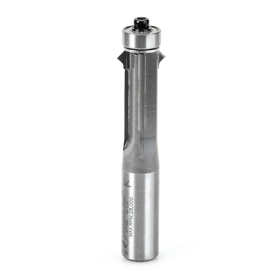 Amana Tool 47162 Carbide Tipped Flush Trim V Groove 5/8 D x 1 Inch CH x 1/2 SHK w/ Lower Ball Bearing Router Bit