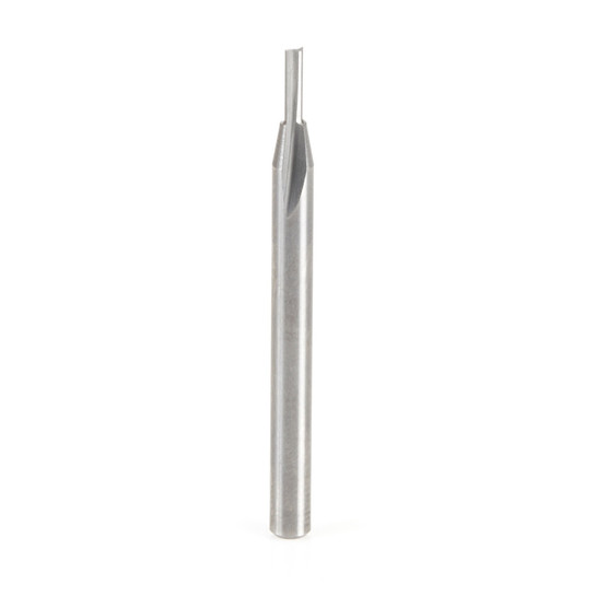 Amana Tool 46480 Solid Carbide Straight Plunge High Production 1/16 D x 3/16 CH x 1/8 Inch SHK x 1-1/2 Inch Long Router Bit