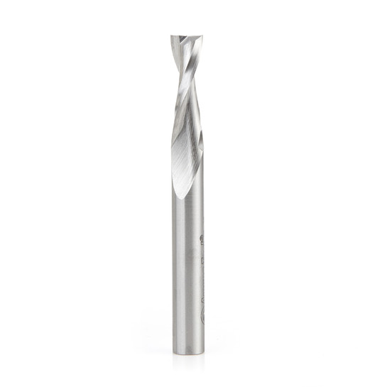 Amana Tool HSS1639 HSS Spiral Aluminum Cutting Double Flute Up-Cut 5/16 D x 1 CH x 5/16 SHK 3 Inch Long Router Bit