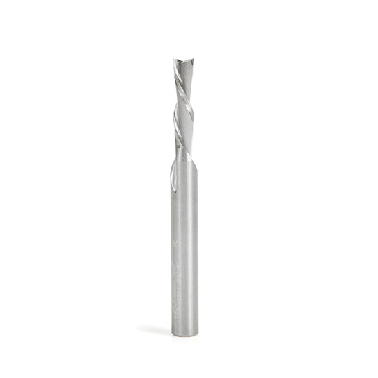 Amana Tool 46331 Solid Carbide Spiral Plunge 3/16 D x 3/4 CH x 1/4 SHK x 2-1/2 Inch Long Down-Cut Router Bit