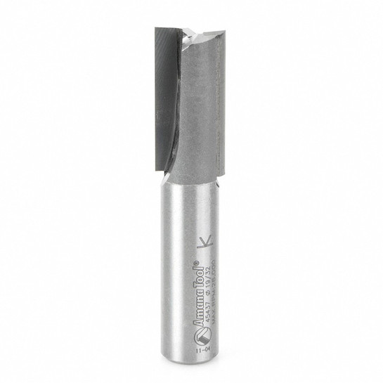 Amana Tool 45437 Carbide Tipped Undersized Plywood Dado Plunge 19/32 D x 1-1/4 CH x 1/2 Inch SHK Router Bit for Plywood Thickness 5/8 minus 1/32