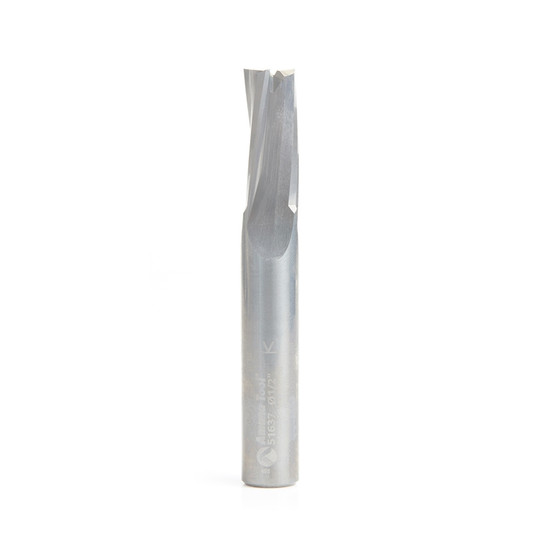 Amana Tool 51637 SC Spiral Finisher 1/2 D x 1-1/8 CH x 1/2 SHK x 3-1/2 Inch Long Up-Cut Router Bit, Leaves an Extra High Surface Finish