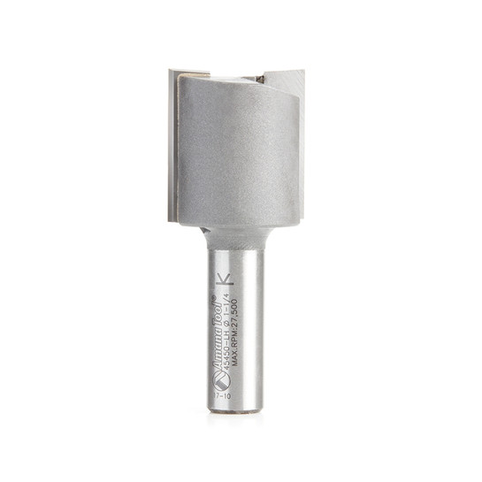 Amana Tool 45450-LH Carbide Tipped Left Hand Plunge 1-1/4 D x 1-1/4 CH x 1/2 Inch SHK Router Bit