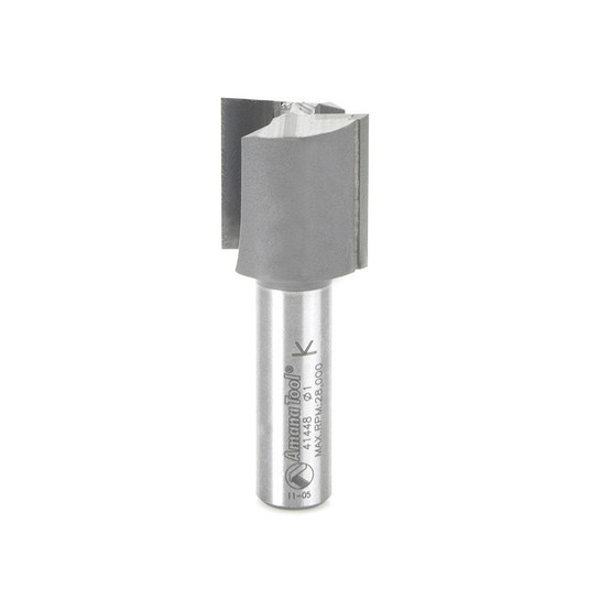 Amana Tool 41448 Carbide Tipped Straight Plunge High Production 1 D x 1 Inch CH x 1/2 SHK Router Bit