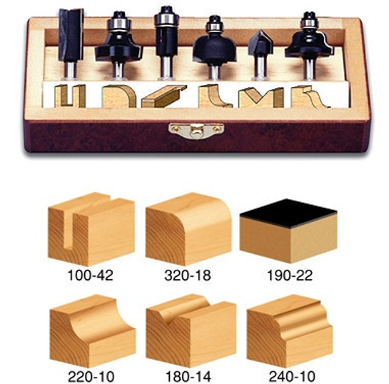 Ensemble de 6 pièces tout usage - tige de 1/4 pouce par Timberline