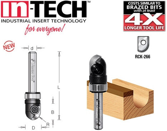 In-Tech Series Insert Core Box Router Bit