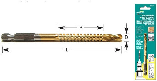 Titanium Coated HSS Drill Saw