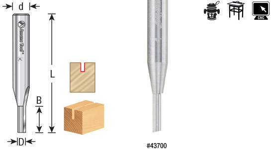 High Production Solid Carbide Straight Plunge Cutting-Single Flute