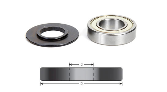 Insert Shaper Cutter Accessories - Ball Bearing w/ Retainer