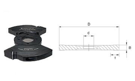 Intermediate Stackable Cutters, 7mm, 15mm & 20mm Kerfs