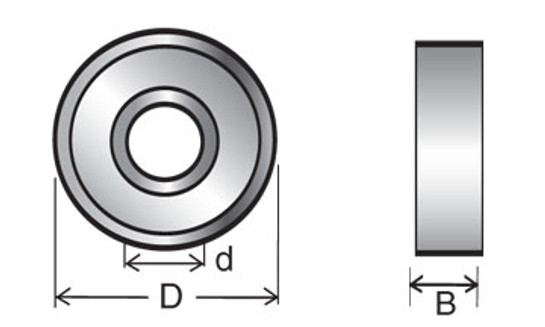 Replacement Parts for 4 Wing Solid Surface Cut Out Bits