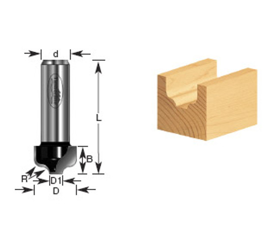 Plunging Ogee Router Bits Style a - Economy