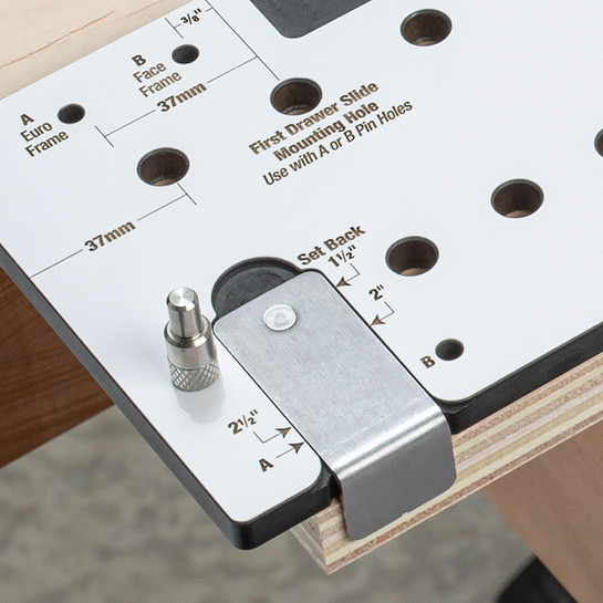 Adjustable Shelf Pin Template Woodpeckers SPT2 Jig
