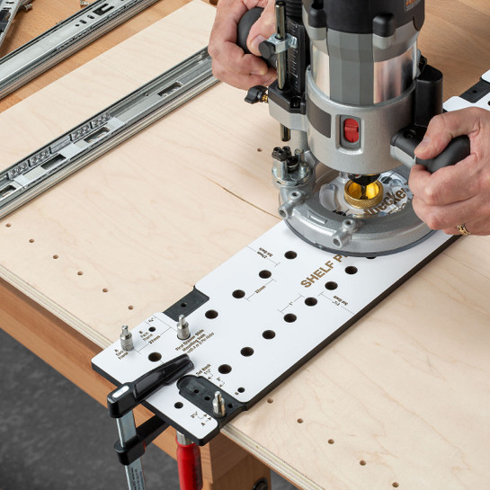 Adjustable Shelf Pin Template Woodpeckers SPT2 Jig