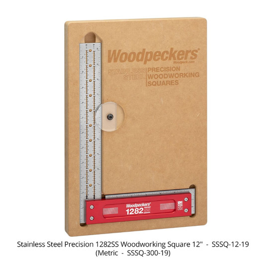 Woodpeckers SSSQ-12-19 Stainless Steel Square - 12 Inch - 1282