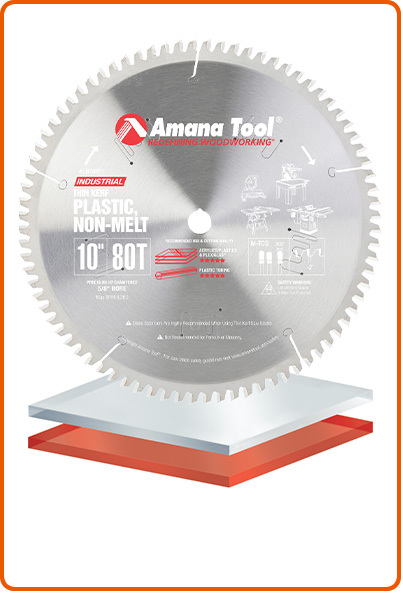 Non-Melt Plastic Cutting Saw Blades