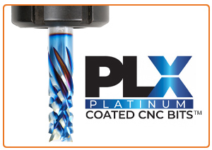 PLX Platinum Coated CNC Bits™
