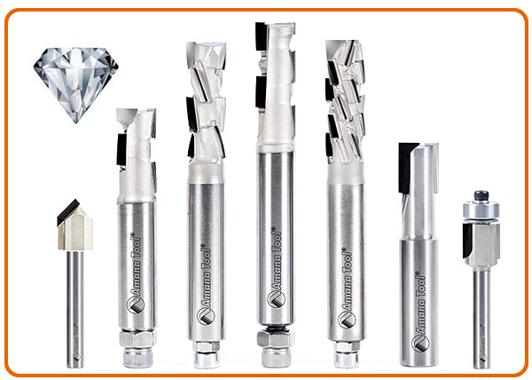 Diamond (PCD) Router Bits