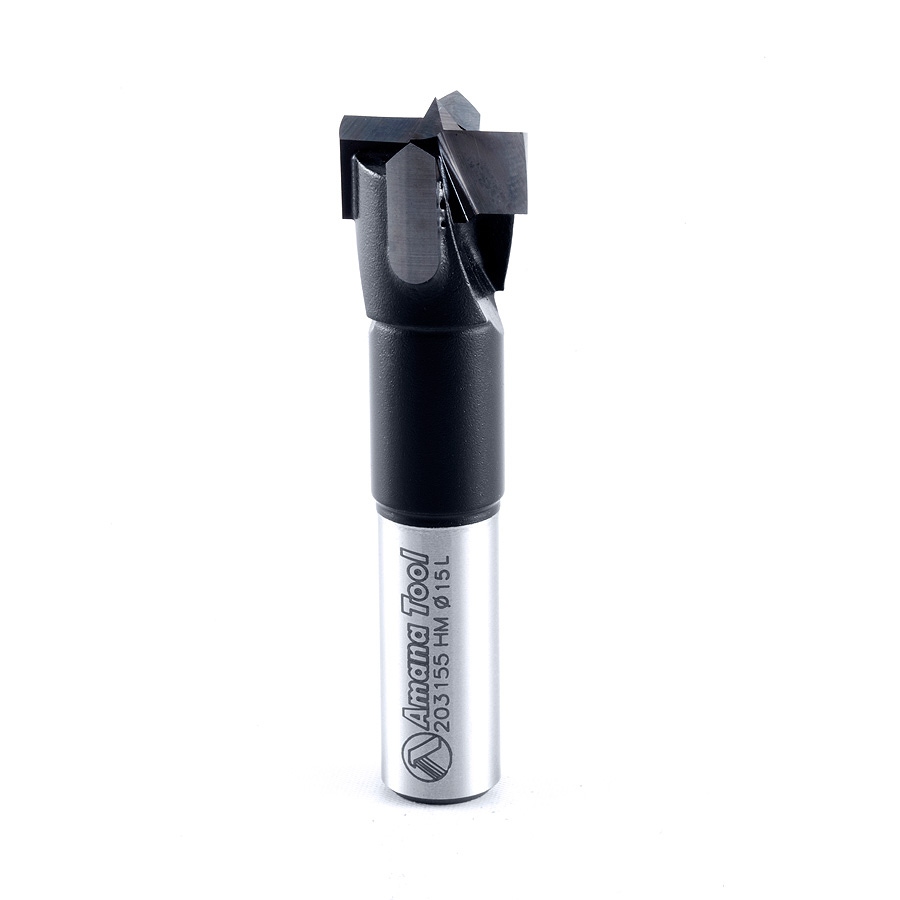 15mm Carbide Hinge Boring Bit by Amana Tool 203155 - 10mm Shank