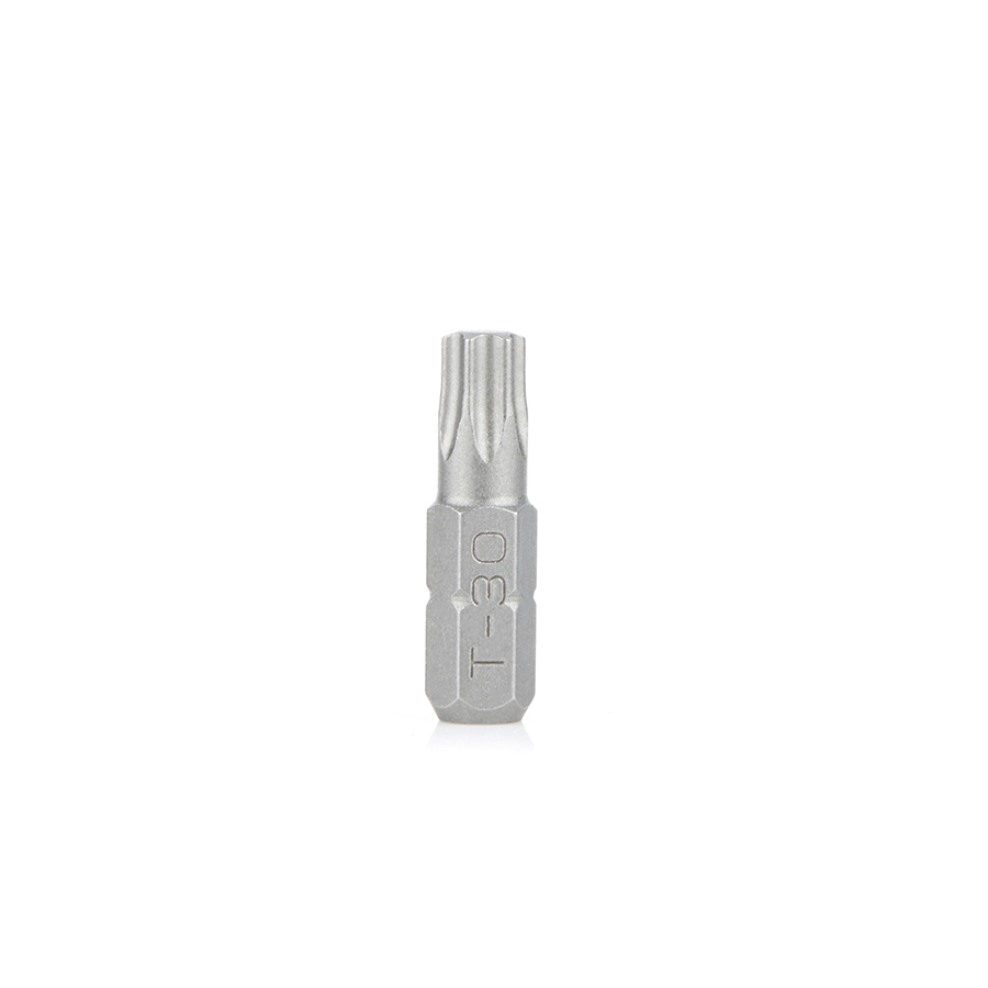 T30 Torx Insert Bits - Timberline 608-709 Quick Release, 1in Hex Shank