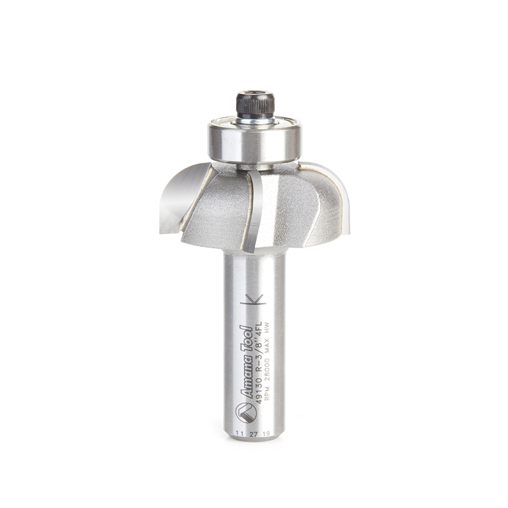 ganaっち Cove Router Bit 3/8 R - Amana Tool 49130 - Edge Detailing
