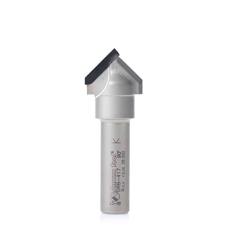 Tideway Carbide PRO LC03011608 1 90 V Groove 1/2 Shank Router Bit | EBay