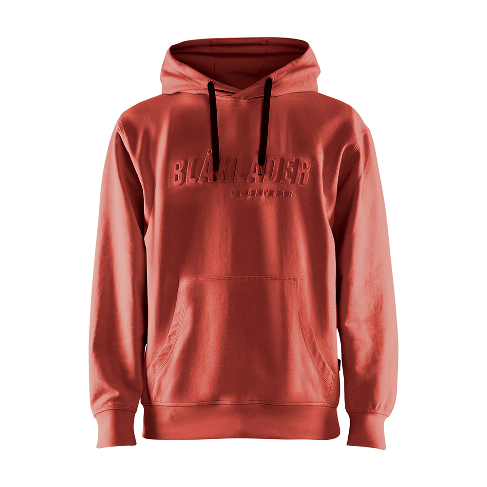 Blaklader 3D Hoodie - Burned Red - Size: L