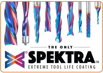 Spektra™ Extreme Tool Life Bits revestidos para tupias