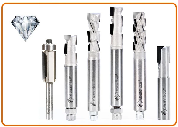 Diamond (PCD) Router Bits