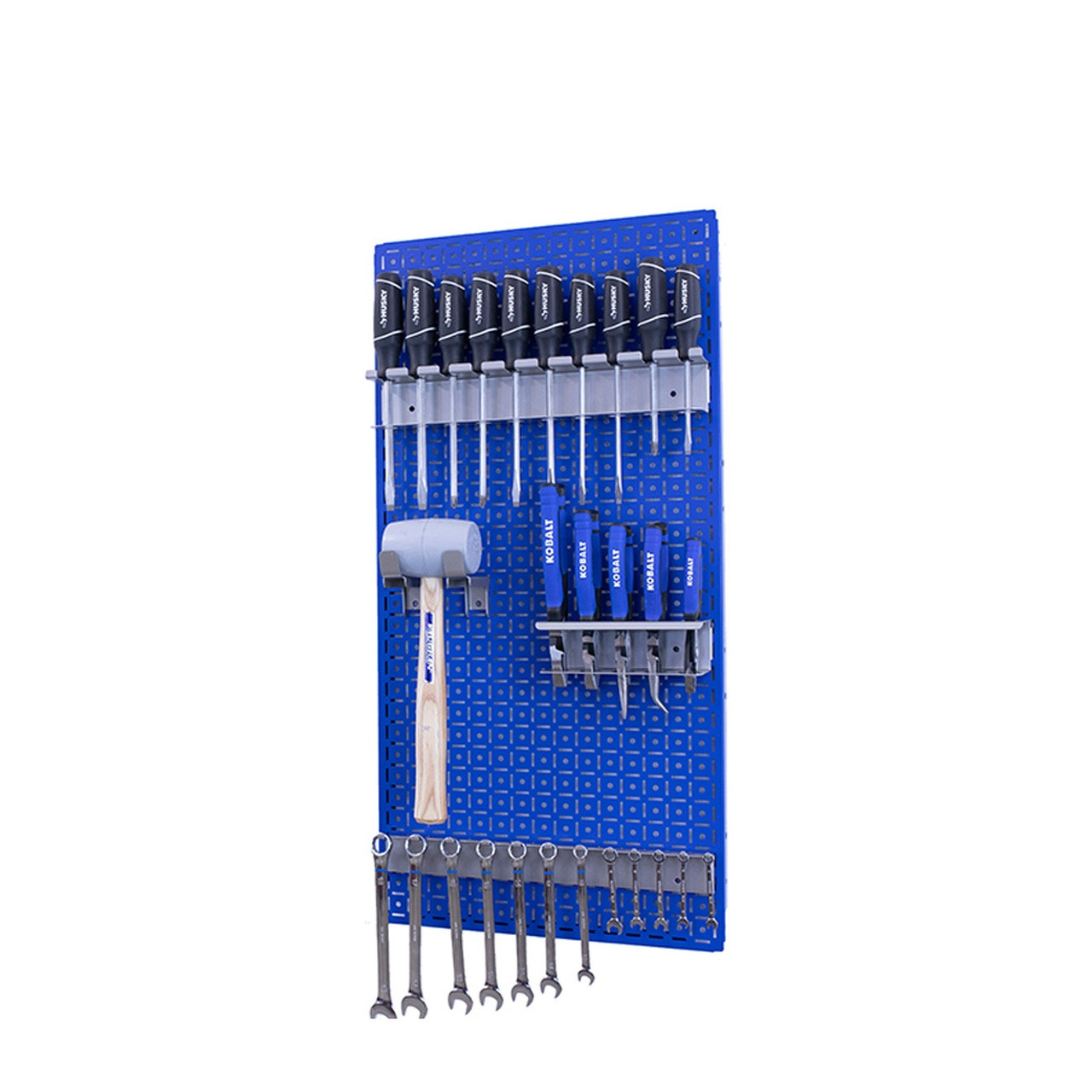 Tool Organizer Kit - OmniWall 1 Panel, Blue & Silver, Made in USA