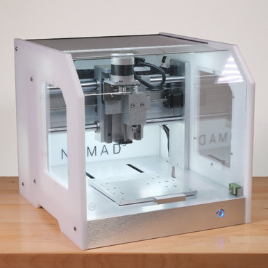 Carbide 3D Nomad 3 Desktop CNC Machine, White HDPE Enclosure